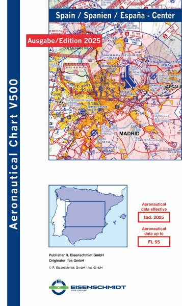 VFR 500 Spain, sheet Central (edition 2025)