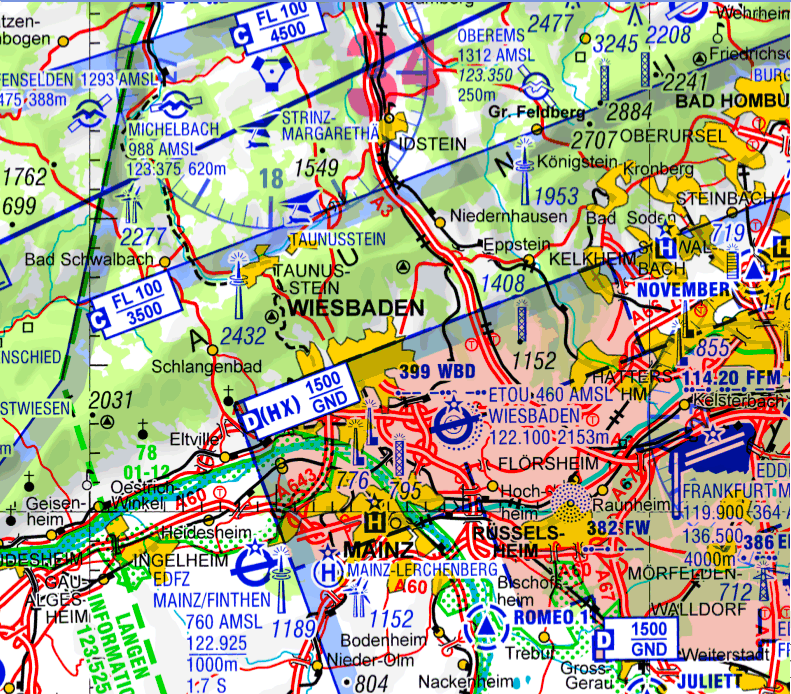 Flight Planner - ICAO-Karte - Deutschland (Ausgabe 2019) | Eisenschmidt
