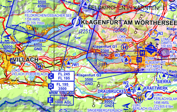 Flight Planner - V500 - Austria