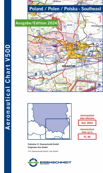 VFR 500 Poland, sheet Southeast (2024 edition)