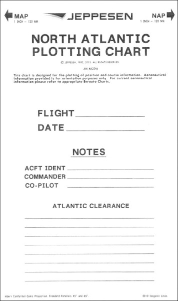 North Atlantic Plotting Charts (Set of 5)