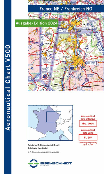 V500 France, Blatt Northeast (Ausgabe 2024)